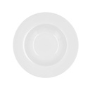Prato raso 25cm em porcelana, Linha GLACIAL Aba larga - BIDASOA (cópia)