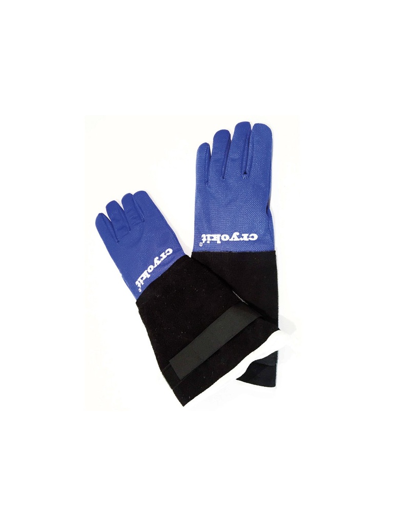 [SAFE14460-G645] Luva criogénica p/nitrogénio líquido I pack 1 unid cx 5 pares I modelo: CRYOPLUS I SAFETOP