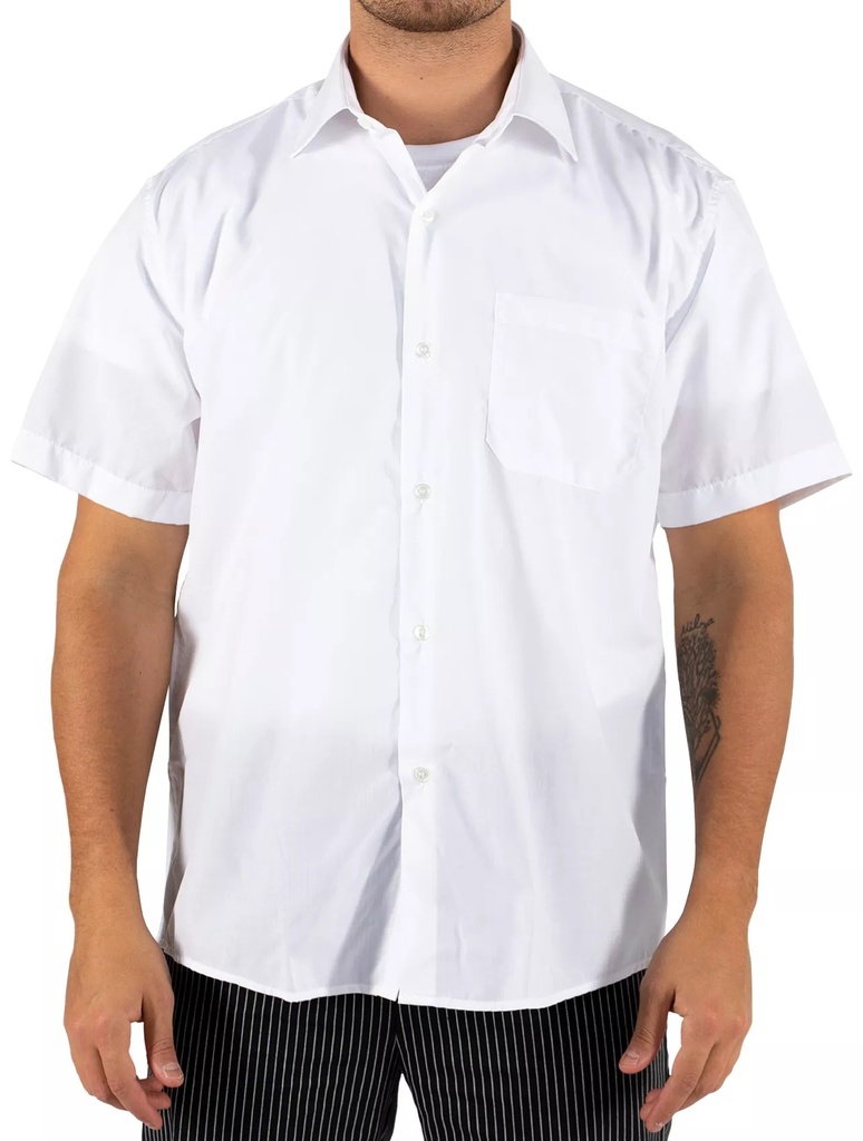 [P1398] Camisa manga curta com bolso (S)