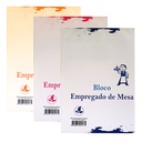 Bloco empregado de mesa auto-copiativo I A6 15x10,5cm