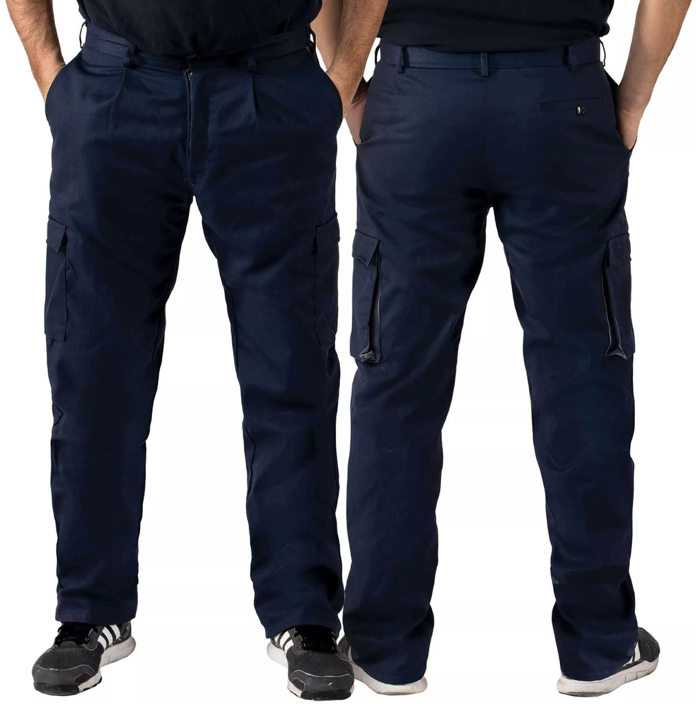 [P1471] Calças T009 com bolsos,, Branco (cópia) (Azul Marinho/Verde, S (38-40))