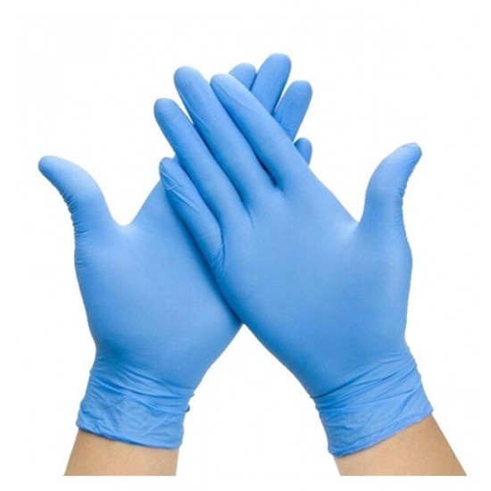 [LNI001020] Luvas de Nitrilo Generalista sem pó Azul - Tamanho M (pack 200)