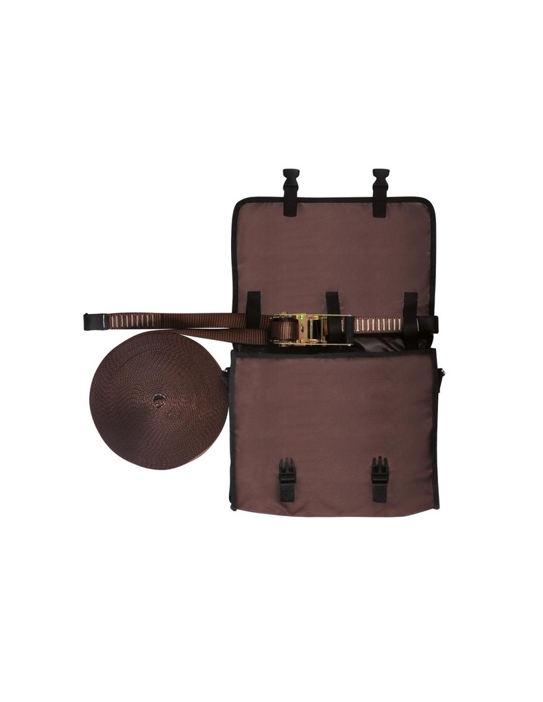 [SAFE16122-80266-20] Linha de vida horizontal 20m regulável com mochila 2 utilizadores I SAFETOP