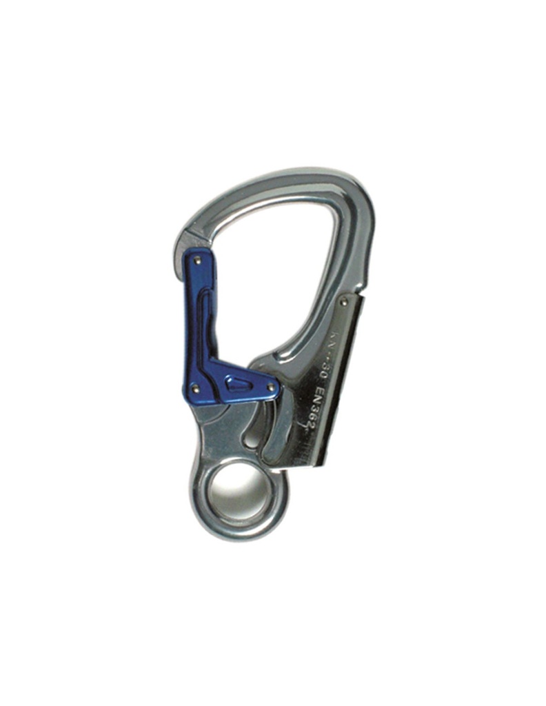 MOSQUETÃO SUPER MAXI, automático de alumínio abertura 110 mm     I SAFETOP