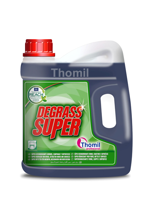 [THOM0016494-LSDE029] DEGRASS SÚPER, 4 litros: Súper Desengordurante fornos, exaustores e superfícies I THOMIL