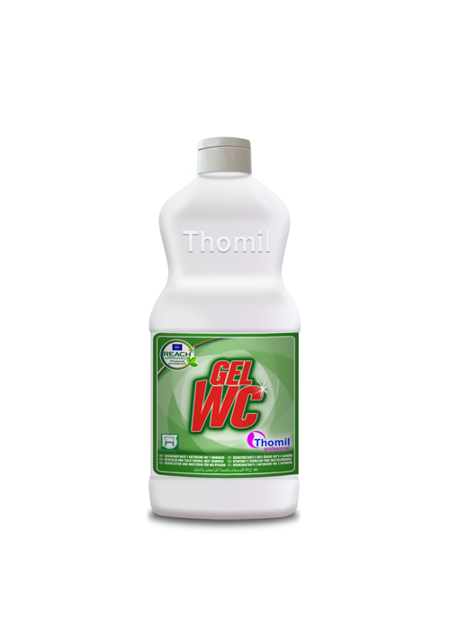 [THOM0016526-LSBA024] GEL WC, 800 gramas: Desincrustante e anti-óxidos para sanitas e urinóis I THOMIL