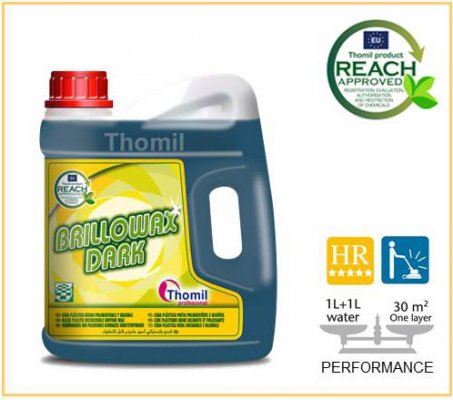 [THOM0016719-TSTP046] BRILLOWAX DARK, 4L: Cera plástica preta polimentável e diluível I THOMIL