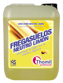 [THOM0016730-TSMF008] BIO-NEUTRAL LIMÃO, 10 litros: Produto limpeza neutro de pavimentos aroma limão I THOMIL
