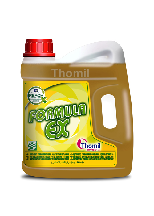 [THOM0016747-TSMM028] FÓRMULA-EX, 4 litros: Detergente espuma controlada para sistema extração I THOMIL