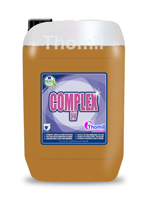 [THOM0016767-LVDA026] COMPLEX LV, 12kg: Detergente lava-louças máquina águas extra-duras I THOMIL
