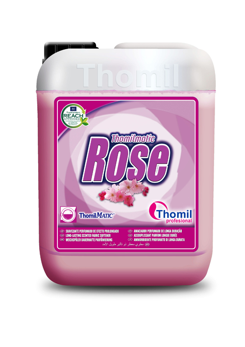 [THOM0016794-LPCS036] THOMILMATIC ROSE, 10 litros: Amaciador perfume Rosa Mosqueta concentrado I THOMIL
