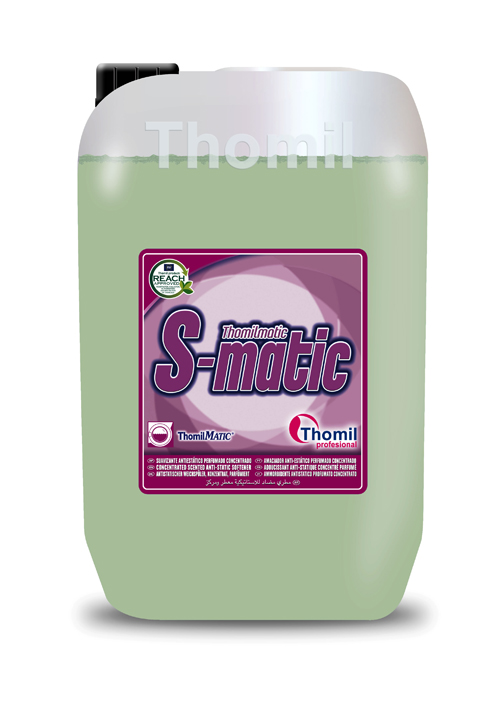 [THOM0016801-LPCS007] THOMILMATIC S-MATIC, 20 litros: Amaciador anti-estático perfumado concentrado I THOMIL