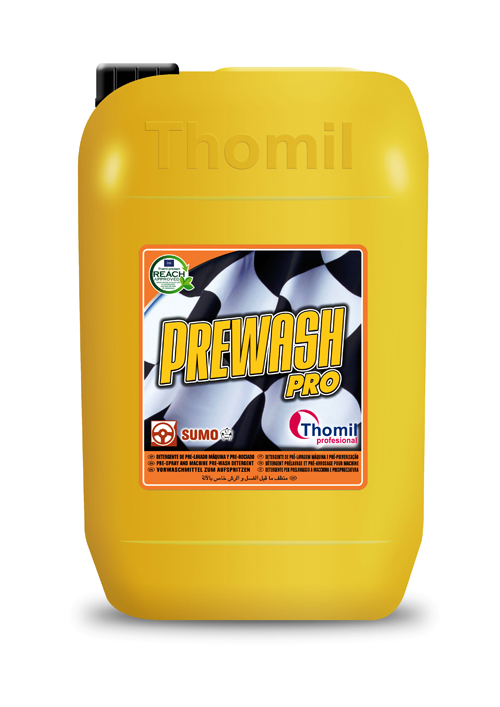 [THOM0016846-AUDE026] SUMO PREWASH PRO, 25 litros: Detergente pré-pulverização e pré-lavagem máquina  I THOMIL