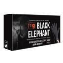 Luvas em nitrilo preto I 8 micras I modelo: Black Elephant I MUNDOGUANTE (pack 100 unidades) - Tamanho L (cópia)