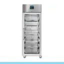 Armário refrigerado médico I Linha Meddom 07 Leonard em inox I Porta com vidro I Baixa Temperatura: -18°C / -22°C I Gás R455A
