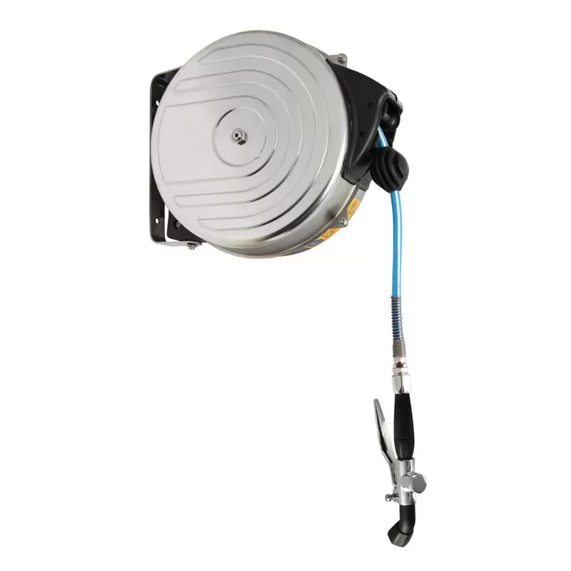 [GGMG0017428-SAGM15] Enrolador de parede com mangueira 15m I pistola chuveiro de mão & profissional/industrial - ligação 1/2" | 160x325x395mm