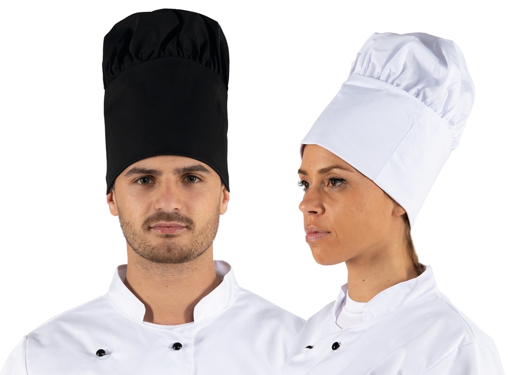 [P1789] Touca Cozinheiro (Branco)
