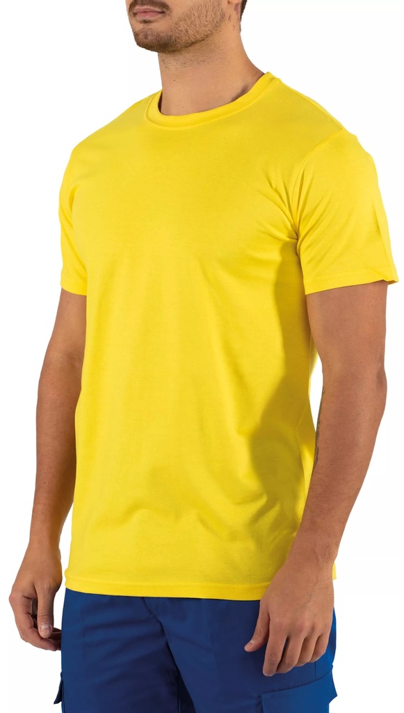 [BELC001910] T-shirt, 100% algodão, 150/155 gramas (Amarelo, S)