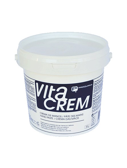[QUI012903] VITACREM - Detergente em creme abrasivo para lavagem de mãos, 1L