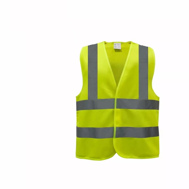 [P2438] Coletes "Alta visibilidade" com velcro, 2 bandas refletoras (cópia) (Amarelo, M)