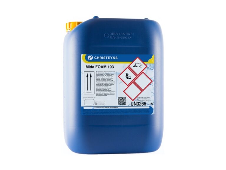 [CRHA000580] MIDA FOAM 193, 22kg: OPC - Detergente Biocida clorado alcalino para espuma de aplicação por espuma ou manual para áreas alimentares (DGAV) ACM: nº231/00/16NBVPT