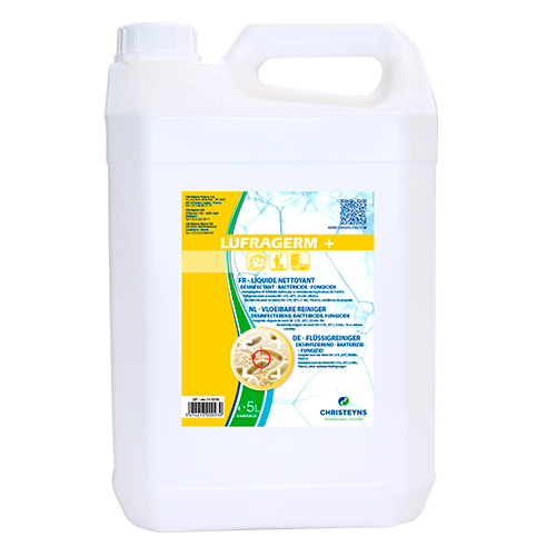 [SHI000730] Lufragerm +, 5 litros: Detergente desinfetante para áreas alimentares Produto Registado na DGAV como produto biocida TP4.