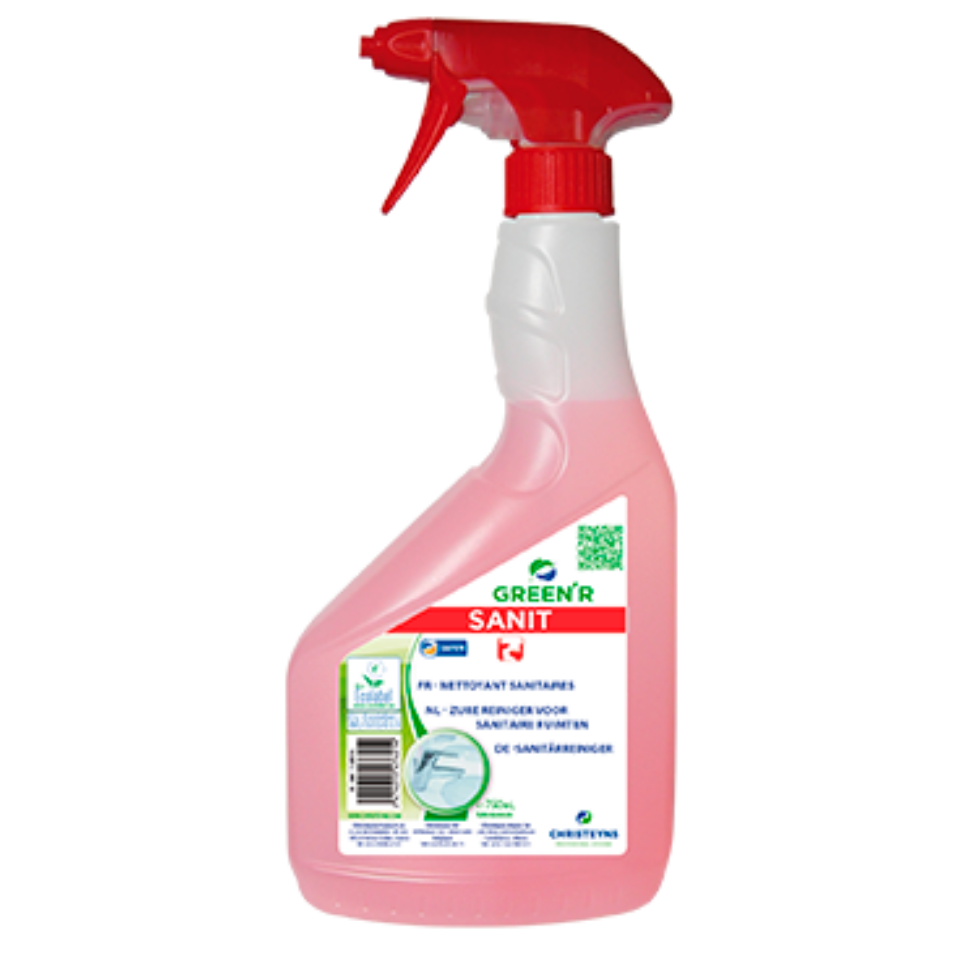 [SHI000870] GREEN'R SANIT, 750 ml: Detergente desincrustante ecológico para lavagem de casas de banho e sanitários