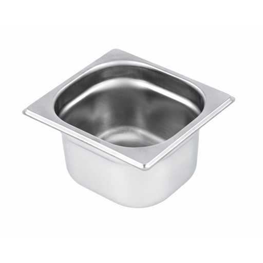 [P2683] Container, inox 18/10, GN 1/6 (C:176mm x l:162mm x A:65mm)