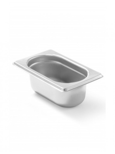 [P2684] Container, inox 18/10, GN 1/9 (C:176mm x l:108mm x A:65mm)
