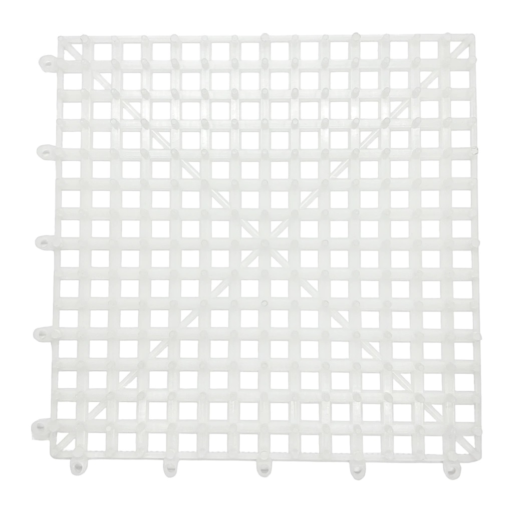 [P2705] Estrado escorredor modular, branco 30x30x1,5 em plástico para copos (cópia)