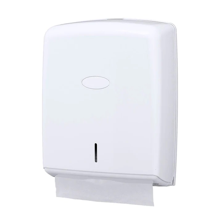 [DIS000003] Dispensador toalheiro Zig-Zag interfolhas I ABS Branco