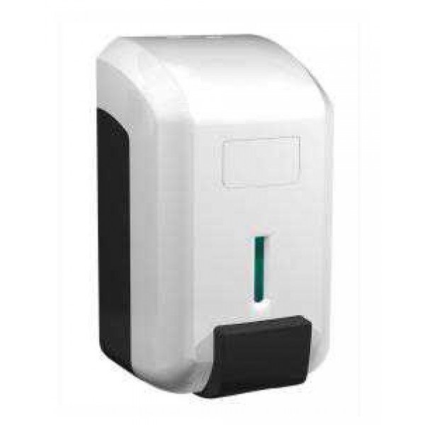 [DIS000600] Saboneteira com sistema de enchimento ABS Branco