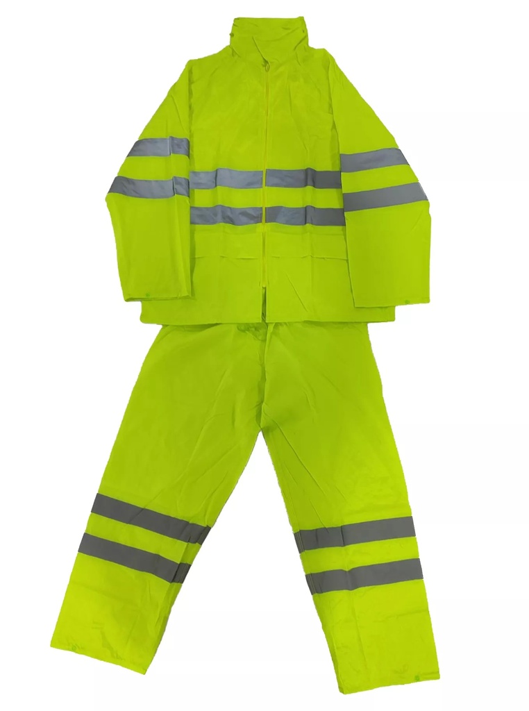 [TAGI003222] Fato de chuva, alta visibilidade (cópia) (Amarelo, S)