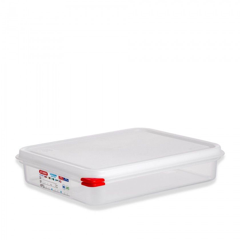 [ARAV003343-03032] Caixa Hermética Polipropileno 1/9, 176mm x 108mm x 150mm, 1,5 litros ARAVEN (cópia) (cópia) (cópia)