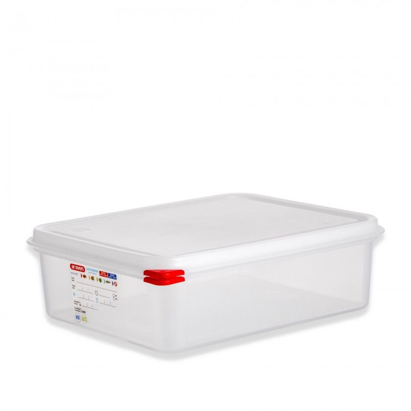 [ARAV003344-03033] Caixa Hermética Polipropileno 1/9, 176mm x 108mm x 150mm, 1,5 litros ARAVEN (cópia) (cópia) (cópia) (cópia)