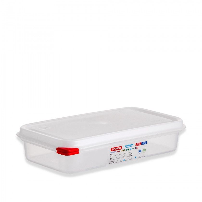 [ARAV003345-03029] Caixa Hermética Polipropileno 1/3, 325mm x 176mm x 65mm, 2,5 litros ARAVEN