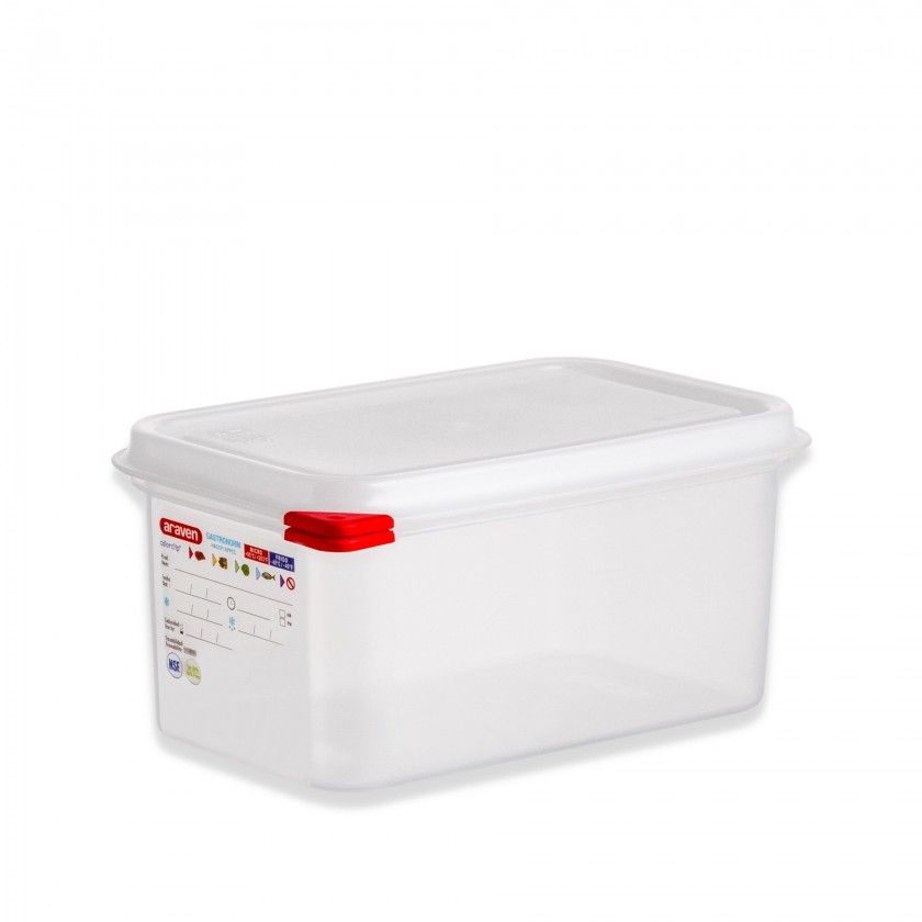 [ARAV003347-03028] Caixa Hermética Polipropileno 1/4, 265mm x 162mm x 150mm, 4,3 litros ARAVEN