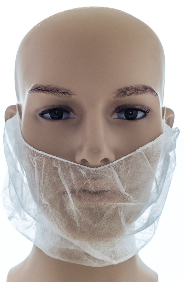 [CUAT003368] Cobre barba em polipropileno - Branco (caixa 20 x 100 uni) (cada 100 uni)