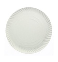 [DUPL003413] Prato em cartão branco, 550 gramas, n° 5 25cm, pack 100 unidades (Preço unitário)
