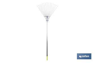 [PL] Escova de Jardim em metal com 15 garras
