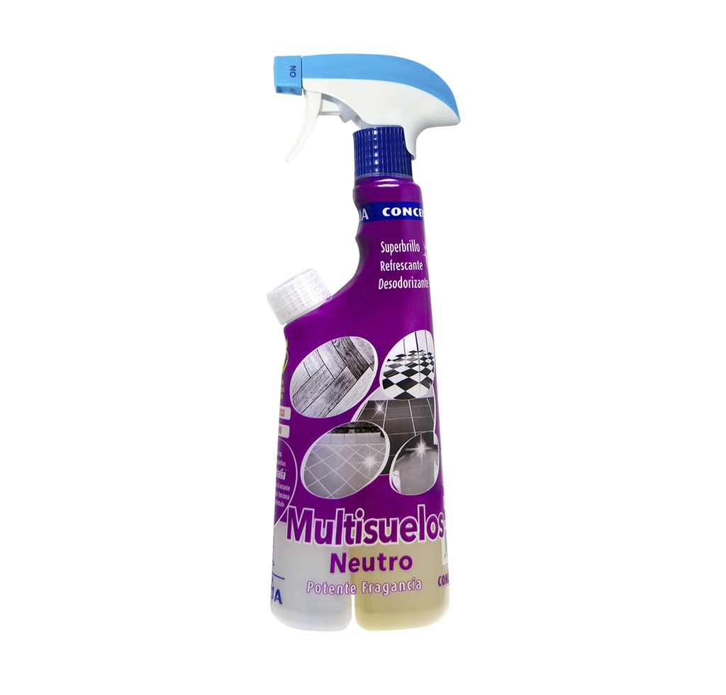 [SALL003432] Concentralia Detergente Multipisos, 425 ml I EcofoamSystem I SALLÓ: Detergente Multipisos neutro.