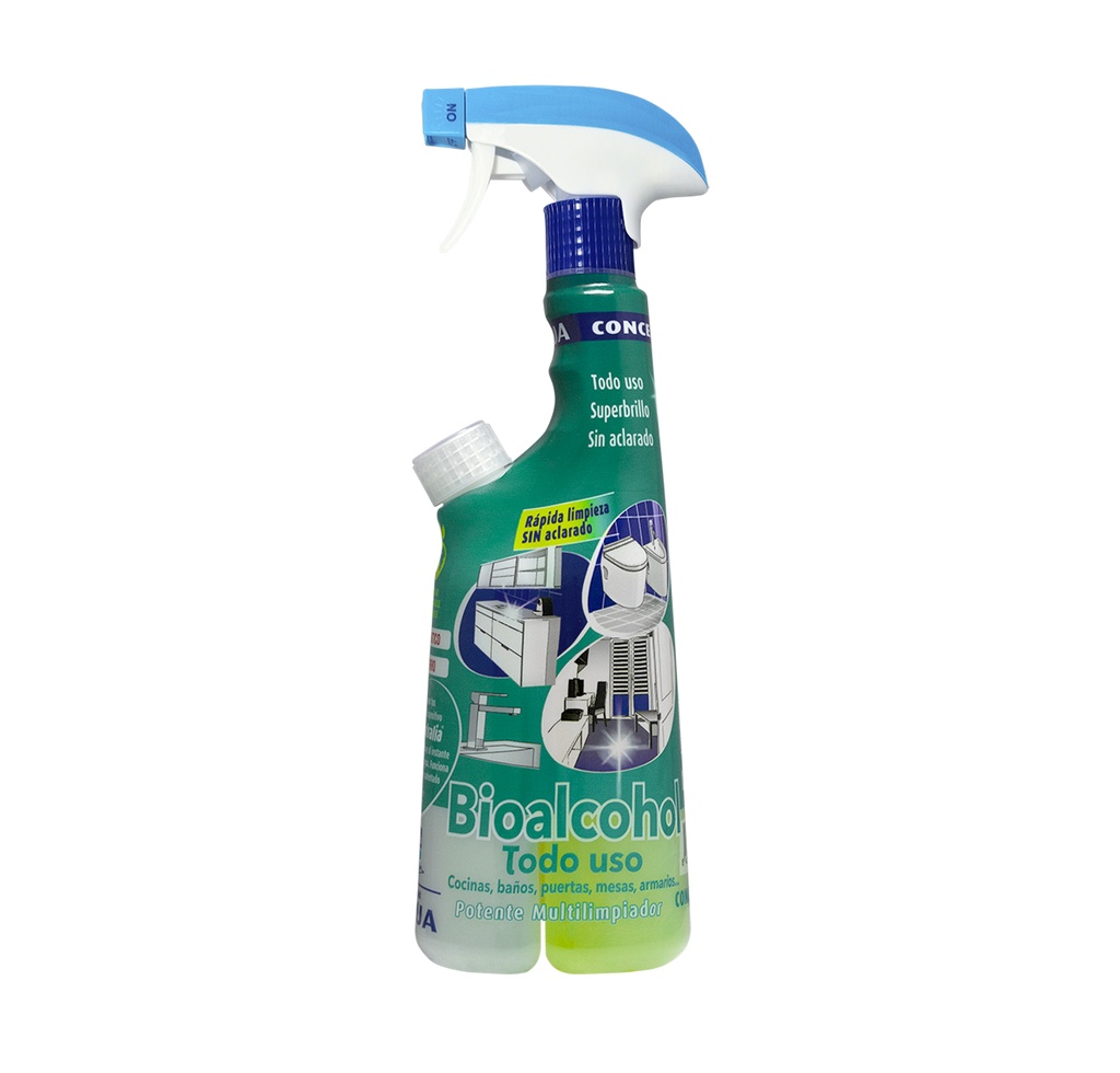 [SALL003434] Concentralia Bioálcool Multiusos, 425 ml I EcofoamSystem I SALLÓ: Detergente higienizante de superficies com bioálcool.