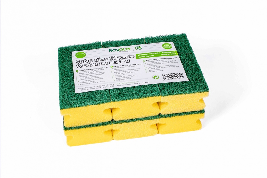 [UTE007000] Esfregão Salvaunhas Bayeco + F. Verde Extra (caixa de 20x6 unidades) (cada 6 unidades)
