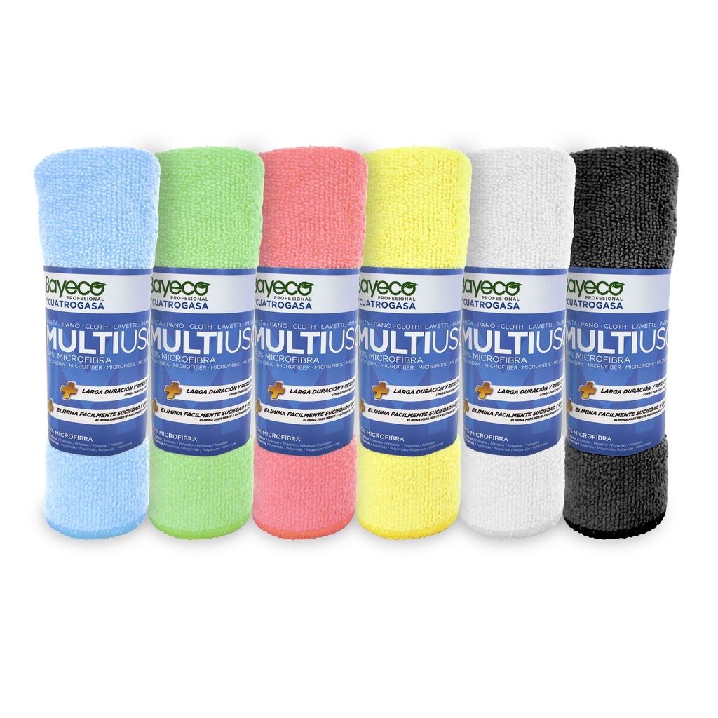 [UTE007030] Pano microfibra 40x35cm (300 g/m²) - Verde (caixa de 5x12 unidades) (cada unidade)
