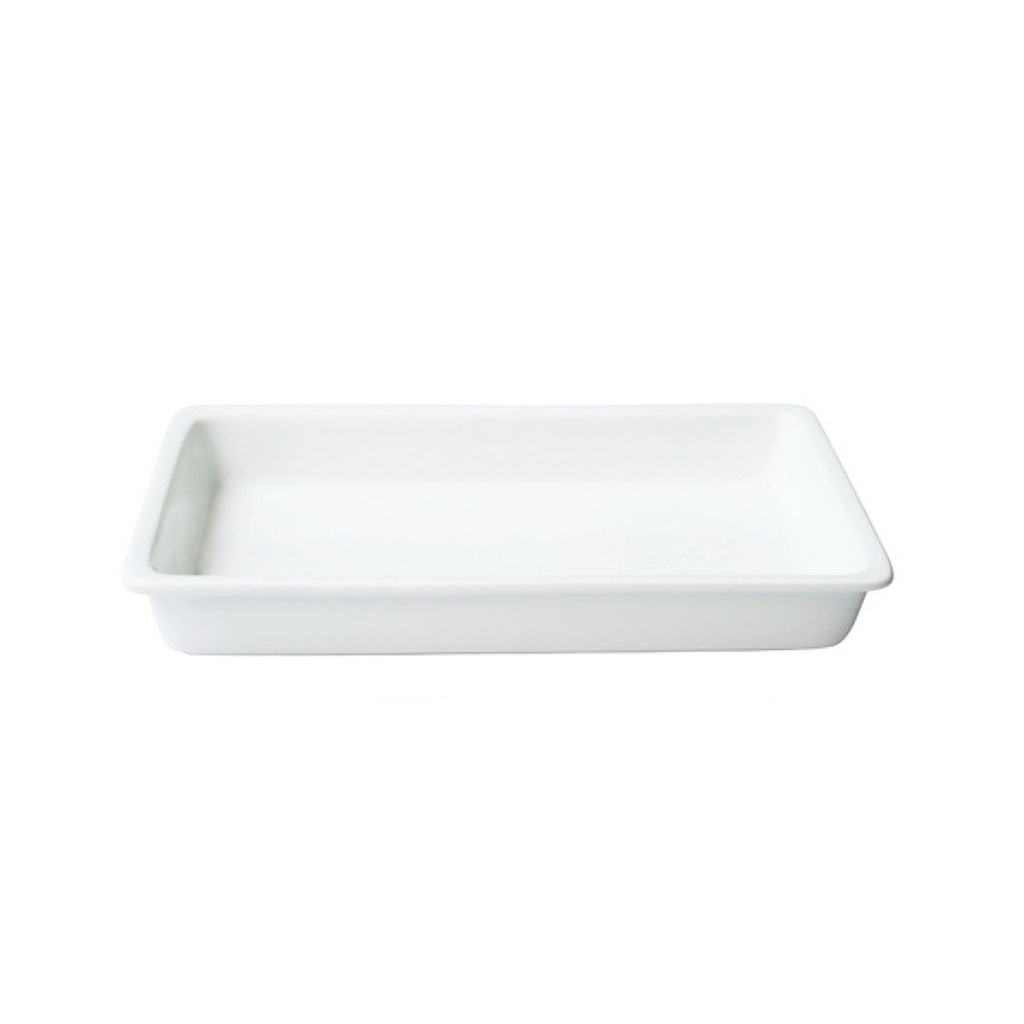 [ROBA003536] Container assadeira, porcelana, GN 1/1 (C:325mm x l:530mm x A:65mm)
