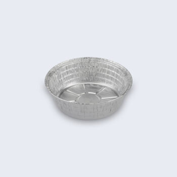 [CON001000] Embalagem Alimentar Alumínio Redonda TP08 I EM08, 42my, 775 ml + Tampas PE, caixa de 600 uni, pack 100 unidades (Preço unidade)