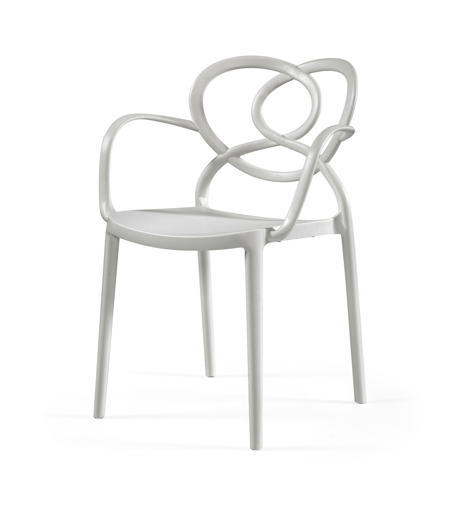 [3GRES003936] Cadeira em polipropileno, modelo LOVELY (cópia) (Branco)