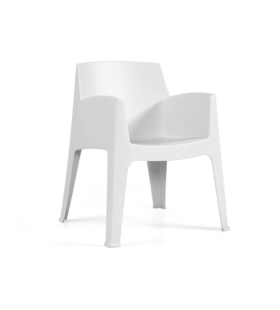 [3GRES004024] Cadeira em polipropileno, modelo TUGA ARMCHAIR (cópia) (Branco)