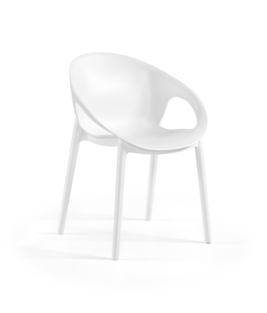 [3GRES004033] Cadeira em polipropileno, modelo OXY ARMCHAIR (cópia) (Branco)