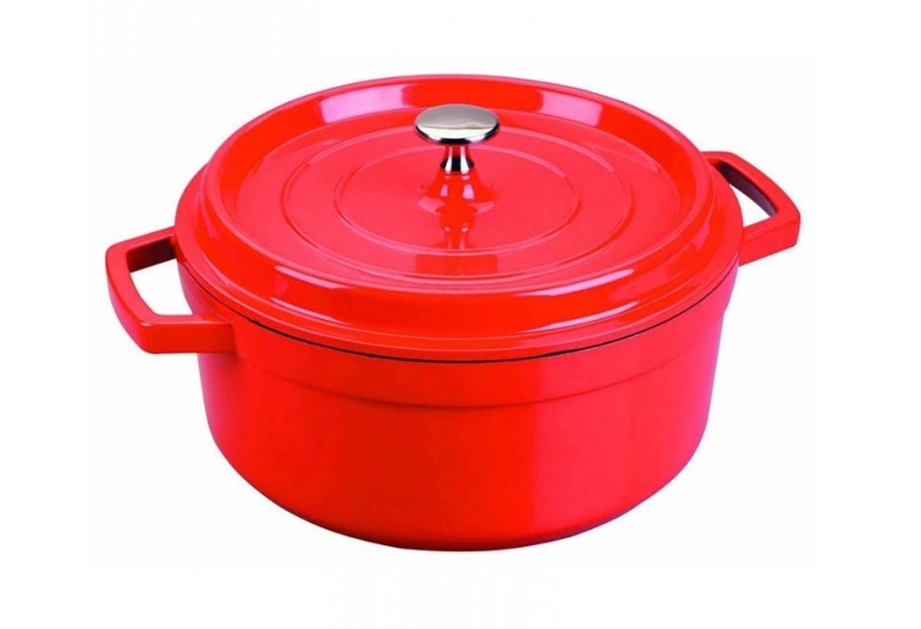 [LACO004116] Caçarola LACOR Alumínio Vermelha Ø16x7cm (1,3 Litros)